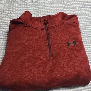 Under Armour Maroon Quarter-Zip Pullover